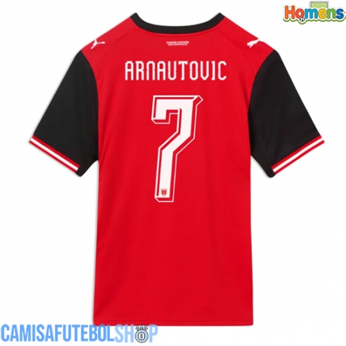 Camisa de time de futebol Áustria Marko Arnautovic #7 Replicas 1º Equipamento Mundo 2026 Manga Curta